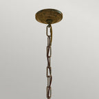 FE-CHATEAU6 Chateau 6 Light Chandelier Mocha Bronze