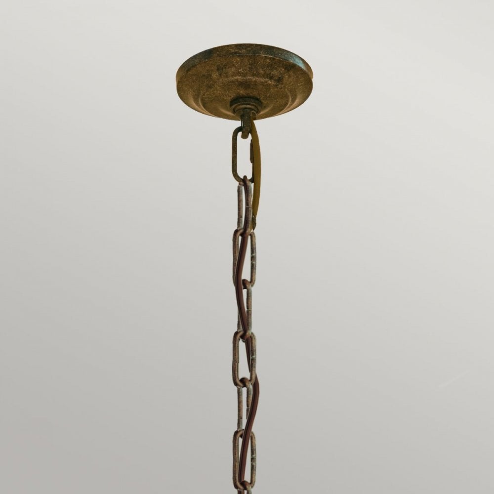 FE-CHATEAU6 Chateau 6 Light Chandelier Mocha Bronze