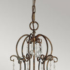 FE-CHATEAU6 Chateau 6 Light Chandelier Mocha Bronze