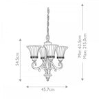 FE-DRAWING-ROOM4 Drawing Room 4 Light Chandelier Walnut