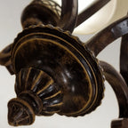 FE-DRAWING-ROOM4 Drawing Room 4 Light Chandelier Walnut