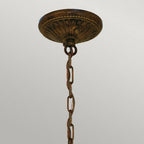 FE-DRAWING-ROOM5 Drawing Room 5 Light Chandelier Walnut