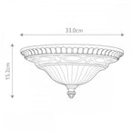 FE-DRAWING-ROOM-FA Drawing Room 2 Light Flush Walnut