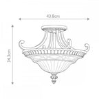 FE-DRAWING-ROOM-SFA Drawing Room 2 Light Flush Walnut