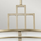 FE-FUSION-P-L-PNBR Fusion 3lt Large Pendant Painted Natural Brass