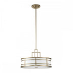 FE-FUSION-P-L-PNBR Fusion 3lt Large Pendant Painted Natural Brass