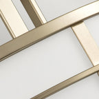 FE-FUSION-SF-PNBR Fusion 3lt Semi-Flush Painted Natural Brass