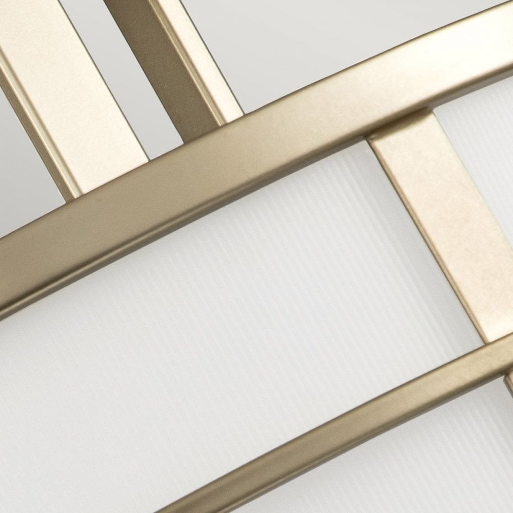 FE-FUSION-SF-PNBR Fusion 3lt Semi-Flush Painted Natural Brass