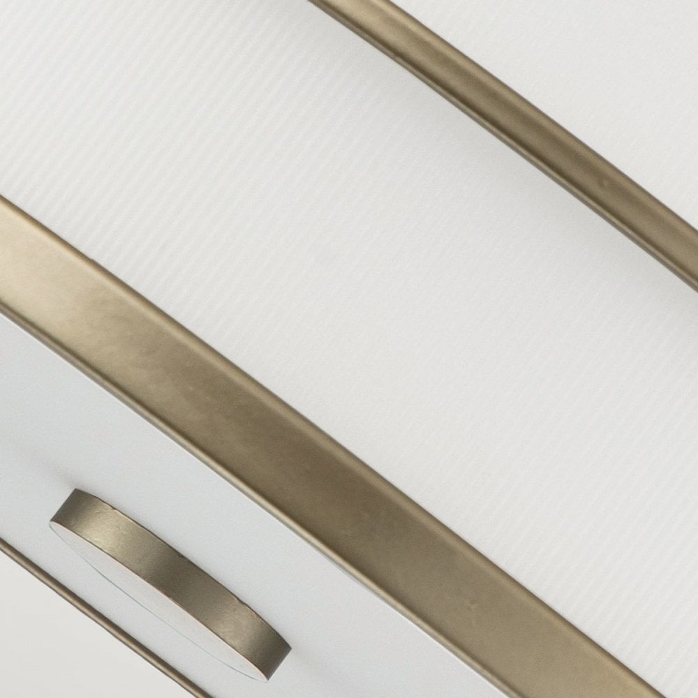 FE-FUSION-SF-PNBR Fusion 3lt Semi-Flush Painted Natural Brass
