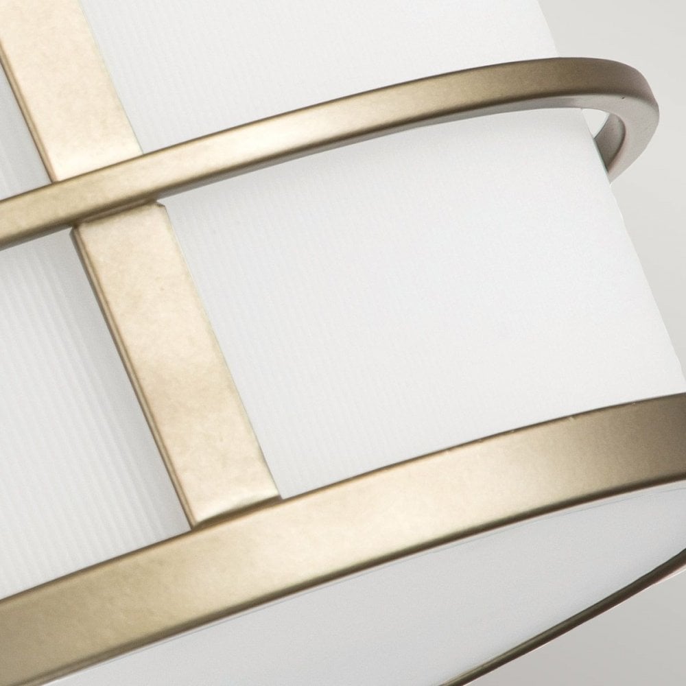 FE-FUSION-SF-PNBR Fusion 3lt Semi-Flush Painted Natural Brass