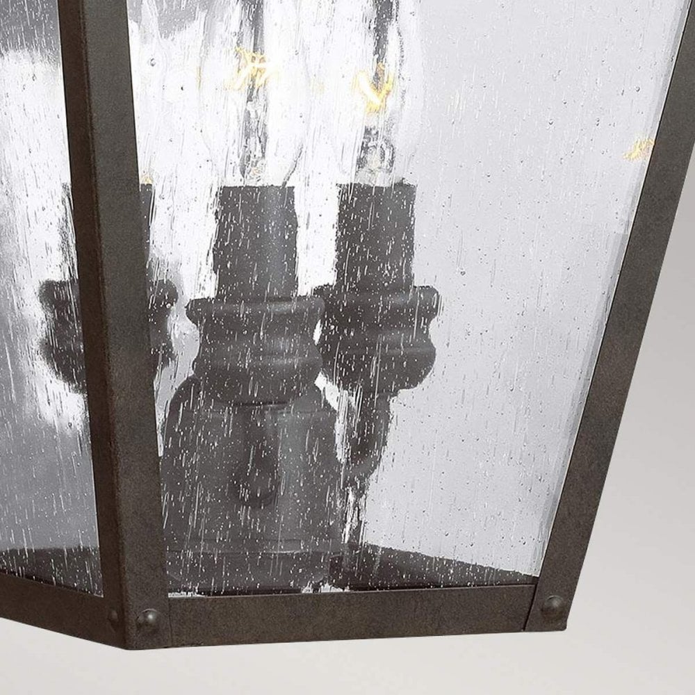 FE-GALENA2-L-SBL Galena 3 Light Large Wall Lantern Sable
