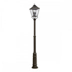 FE-GALENA5-XL-SBL Galena 4 Light Lamp Post Sable