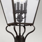 FE-GALENA5-XL-SBL Galena 4 Light Lamp Post Sable