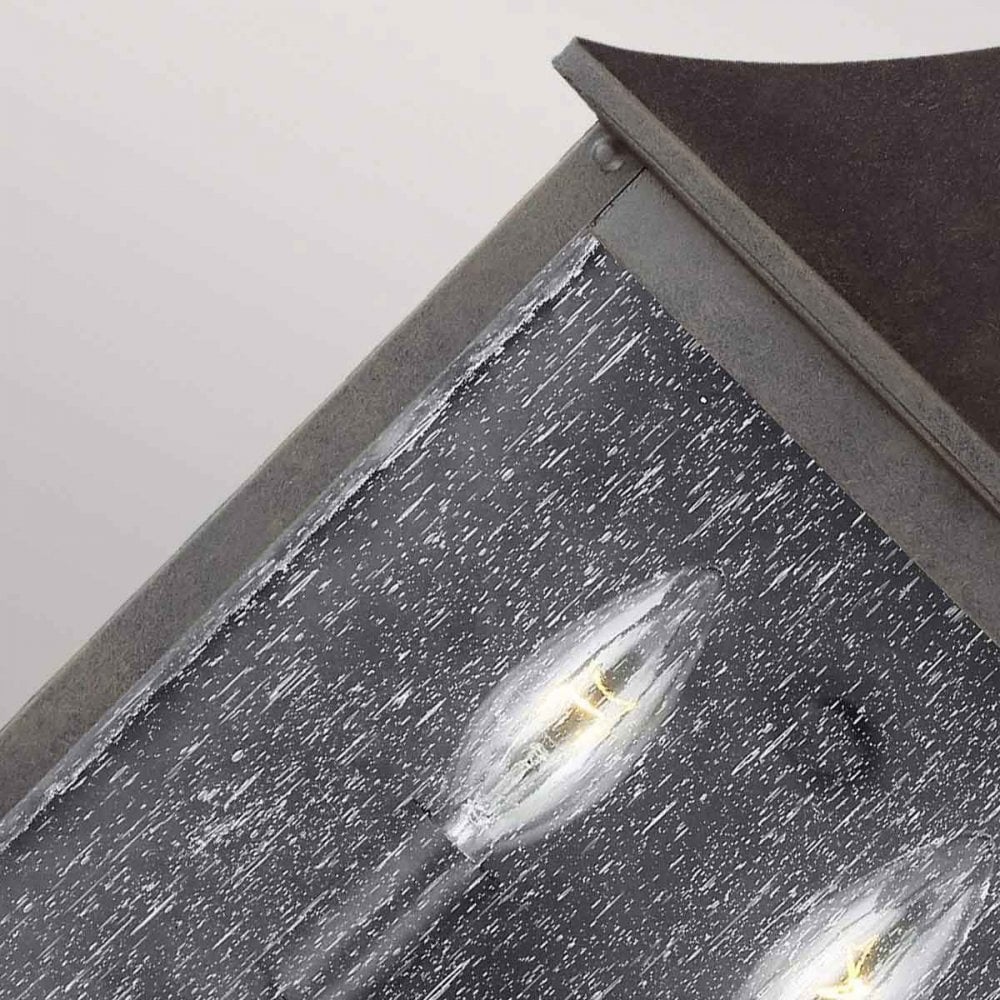 FE-GALENA7-SBL Galena 2 Light Half Lantern Sable