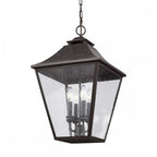 FE-GALENA8-XL-SBL Galena 4 Light Chain Lantern Sable