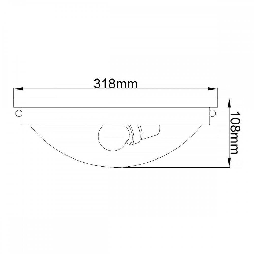 FE-GRAVITY-F-PC Gravity 2 Light Flush Light Polished Chrome