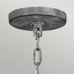 FE-HAYMARKET-P Haymarket 1 Light Pendant Weathered Galvanized