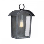 FE-HODGES-L Hodges Large Wall Lantern Ash Black