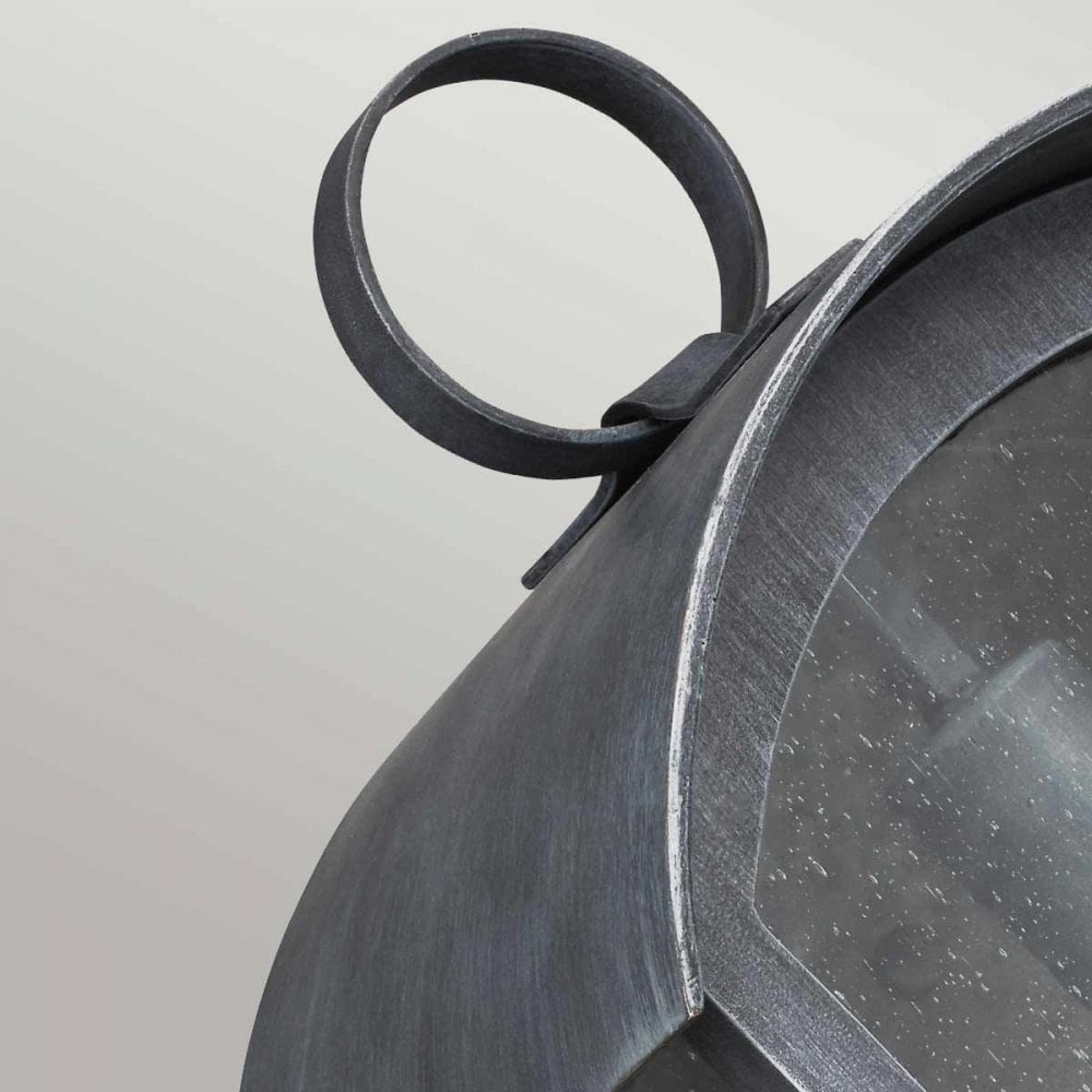 FE-HODGES-L Hodges Large Wall Lantern Ash Black