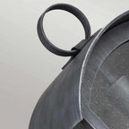 FE-HODGES-L Hodges Large Wall Lantern Ash Black