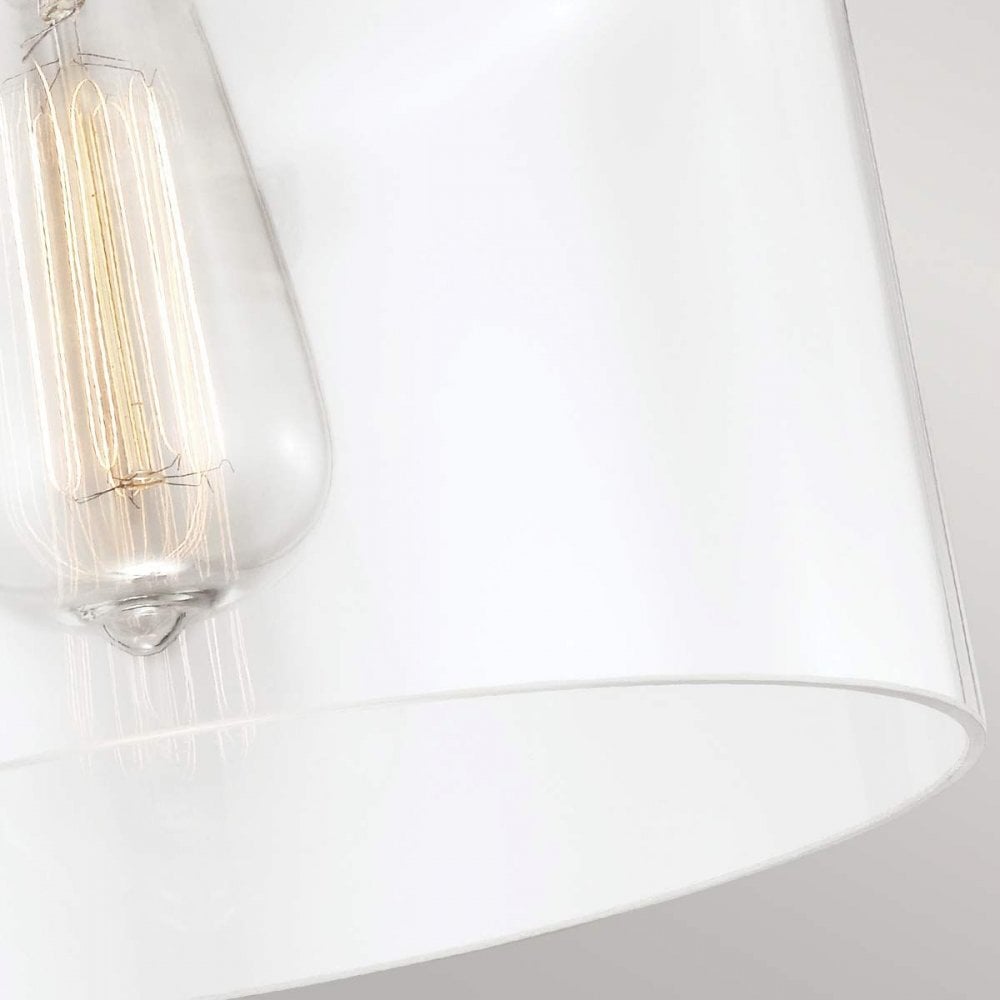 FE-HOUNSLOW-F-PN Hounslow 1 Light Flush Light Polished Nickel