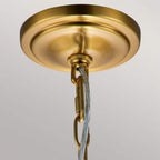FE-HOUNSLOW-P-BB Hounslow 1 Light Mini Pendant Burnished Brass