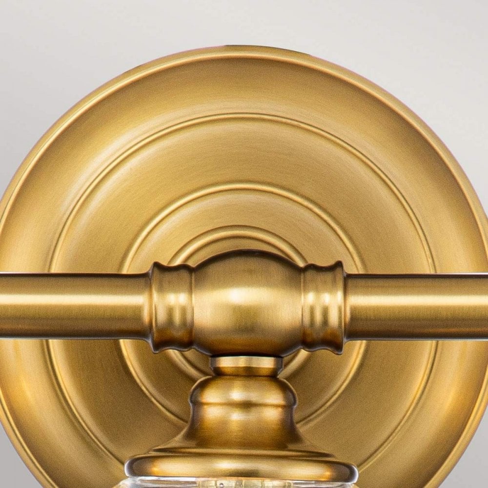 FE-HUGOLAKE3BATH-BB Huguenot Lake 3 Light Wall Light Burnished Brass