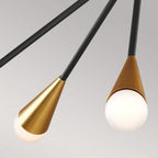 FE-JAX10-MB Jax 10 Light Chandelier Midnight Black