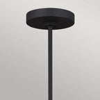 FE-JOAN5-MB Joan 5 Light Chandelier Midnight Black / Burnished Brass