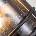 FE-LIGHTHOUSE-7-BLK Lighthouse 1 Light Half Lantern Textured Black