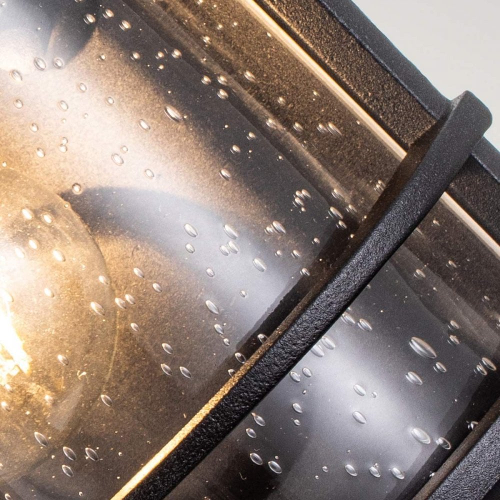 FE-LIGHTHOUSE-7-BLK Lighthouse 1 Light Half Lantern Textured Black