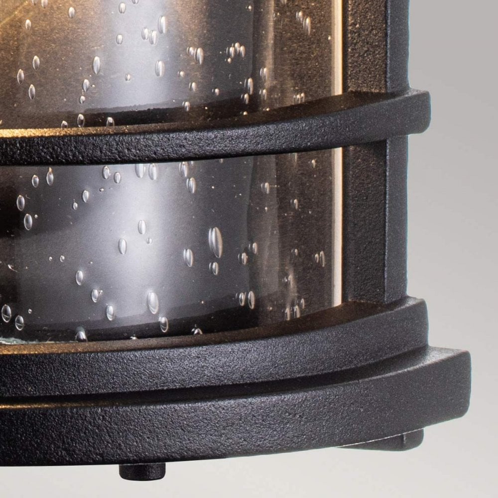 FE-LIGHTHOUSE-7-BLK Lighthouse 1 Light Half Lantern Textured Black