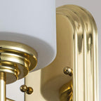 FE-MALIBU1-BATH-PB Malibu 1 Light Wall Light Polished Brass
