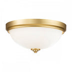 FE-MALIBU-F-BATH-BB Malibu 2 Light Flush Brushed Brass
