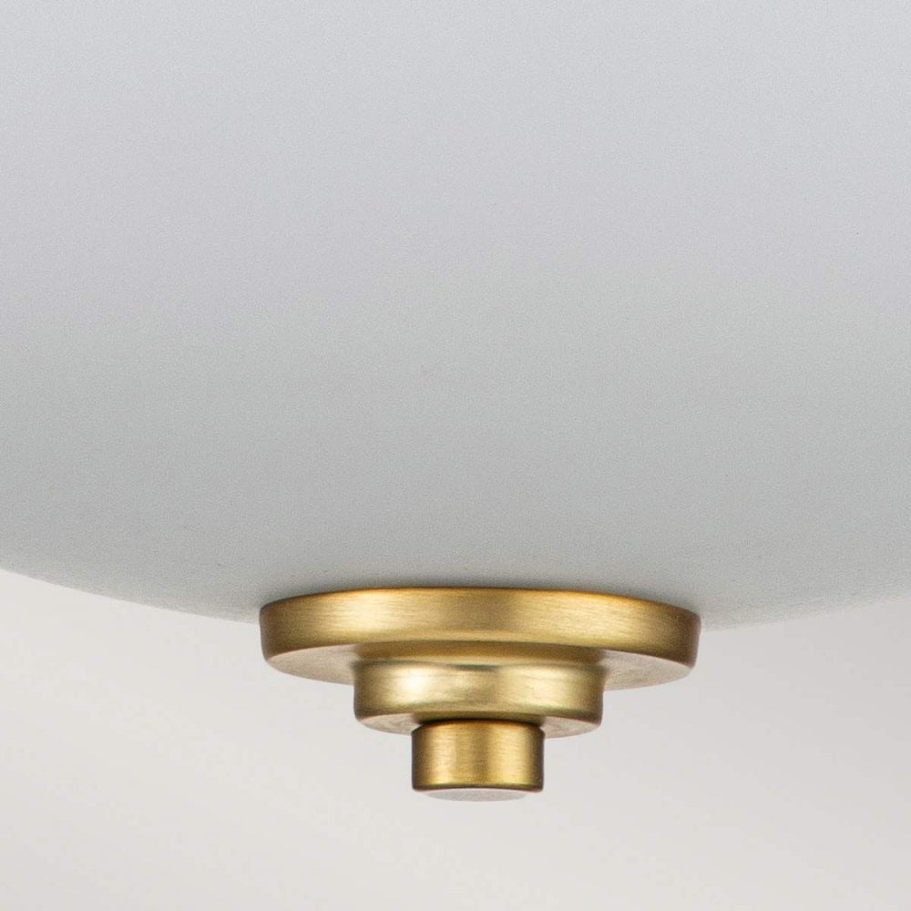 FE-MALIBU-F-BATH-BB Malibu 2 Light Flush Brushed Brass