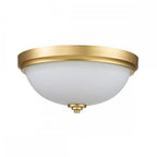 FE-MALIBU-F-BATH-BB Malibu 2 Light Flush Brushed Brass