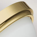 FE-MALIBU-F-BATH-PB Malibu 2 Light Flush Polished Brass