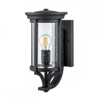 FE-MERRILL1-S-BLK Merrill 1 Light Small Wall Lantern Black