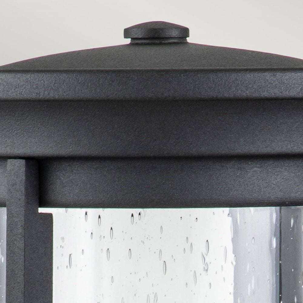 FE-MERRILL1-S-BLK Merrill 1 Light Small Wall Lantern Black