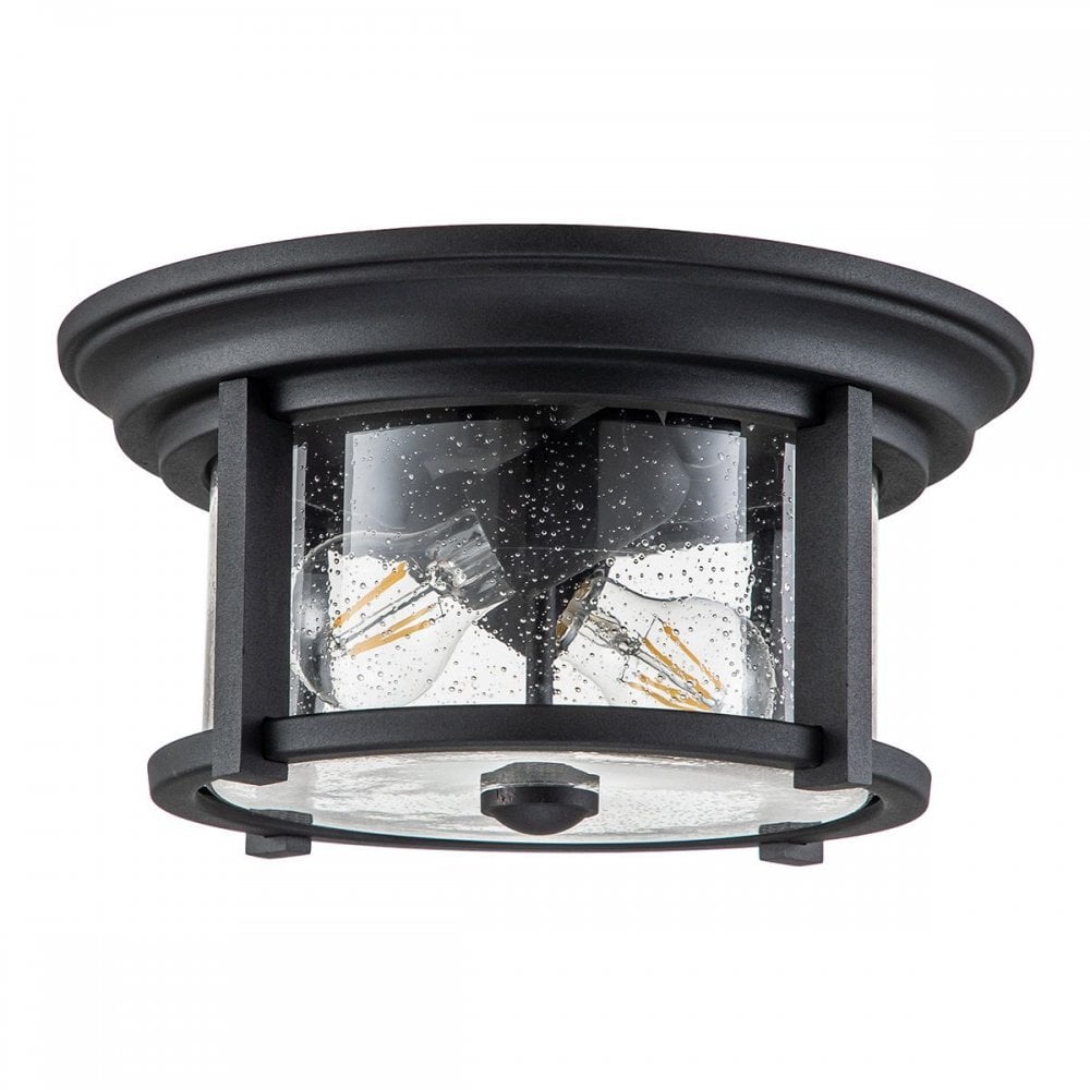FE-MERRILL-F-BLK Merrill 2 Light Flush Black