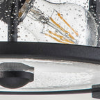 FE-MERRILL-F-BLK Merrill 2 Light Flush Black