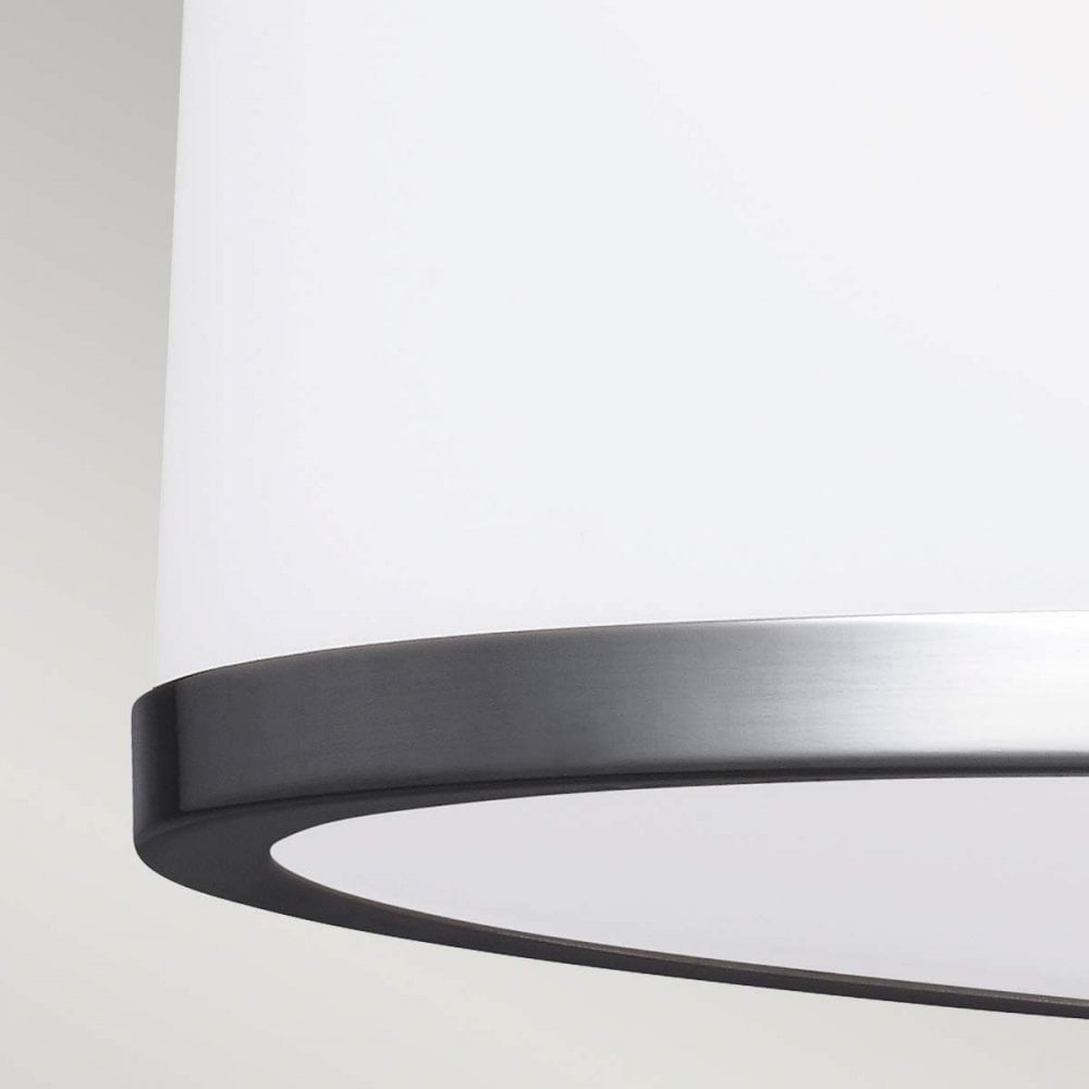 FE-PROSPECT-PARK-SF Prospect Park 2 Light Semi-Flush Satin Nickel with Chrome