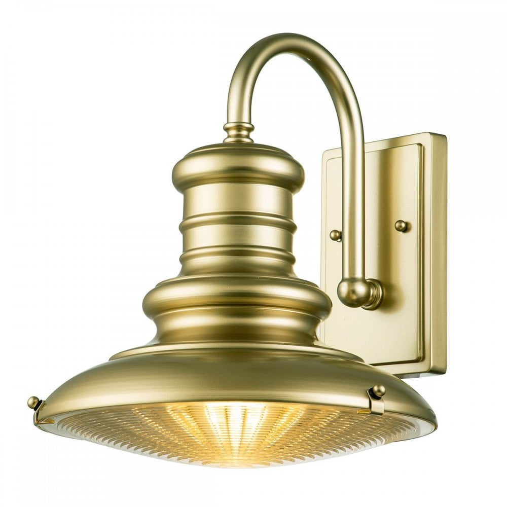 FE-REDDING2-M-PDB Redding Station 1 Light Medium Wall Lantern Painted Distressed Bronze