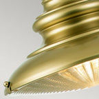 FE-REDDING8-M-PDB Redding Station 1 Light Medium Chain Lantern Painted Distressed Bronze