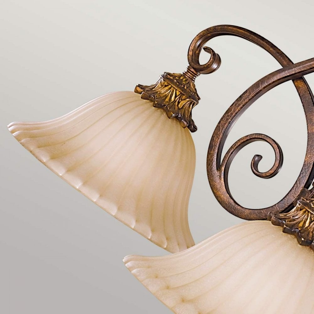 FE-SONOMAVALLEY3 Sonoma Valley 3 Light Chandelier Aged Tortoise Shell