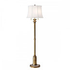 FE-STATEROOM-FL-BB Stateroom 2 Light Floor Lamp - Bali Brass