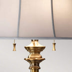 FE-STATEROOM-FL-BB Stateroom 2 Light Floor Lamp - Bali Brass