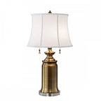 FE-STATEROOM-TL-BB Stateroom 2 Light Table Lamp - Bali Brass