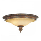 FE-STIRLING-CASTLE-F Stirling Castle 2 Light Flush British Bronze