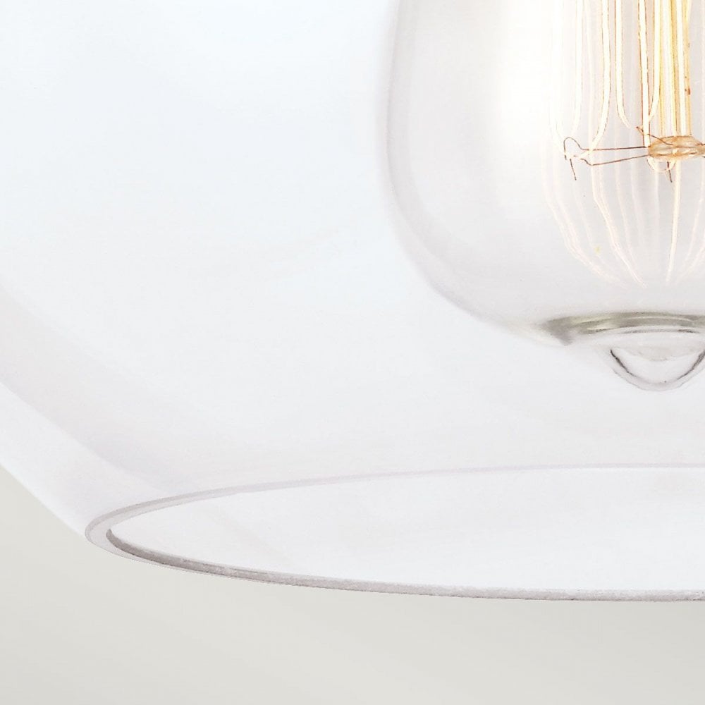 FE-TABBY-F-PN Tabby 1 Light Flush Light Polished Nickel